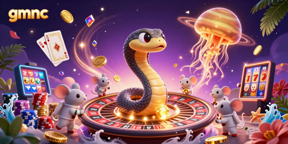 Bet on the cosmic roulette as gmnc reveals a galactic gambling adventure.