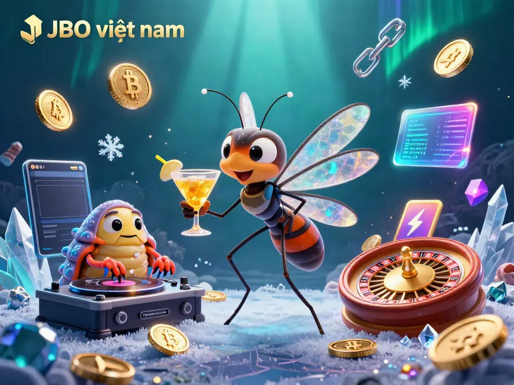 Engage in thrilling gaming adventures at JBO việt nam with a unique 3D casino scene.