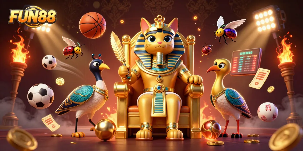 Experience the thrill of FUN88 with dynamic sports action and vibrant casino atmosphere.