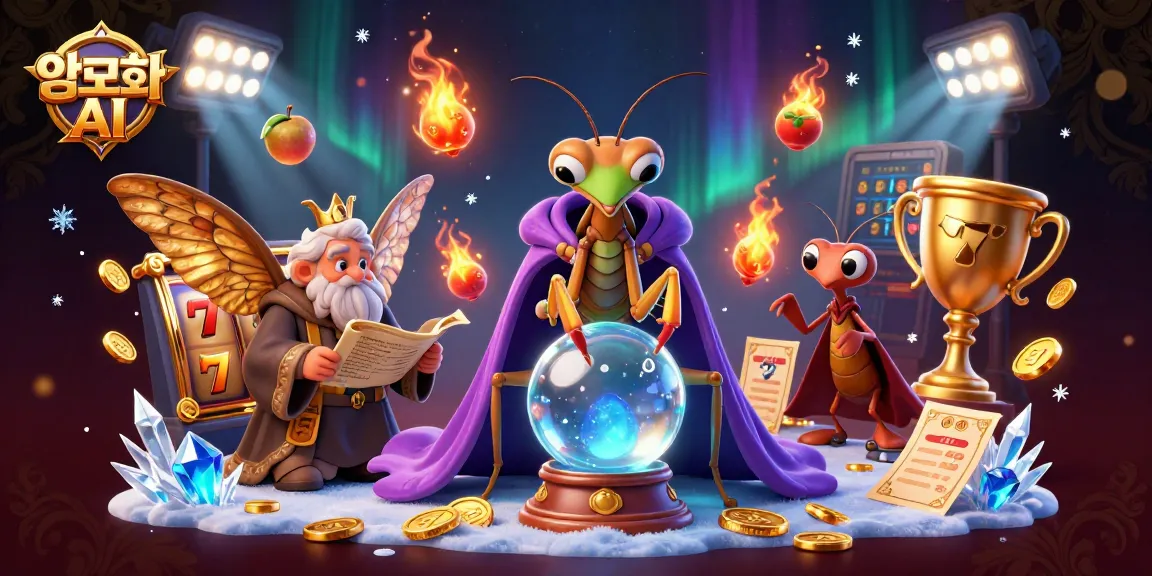 Experience the excitement of 암호화 AI in a vibrant casino scene with engaging characters and elements.