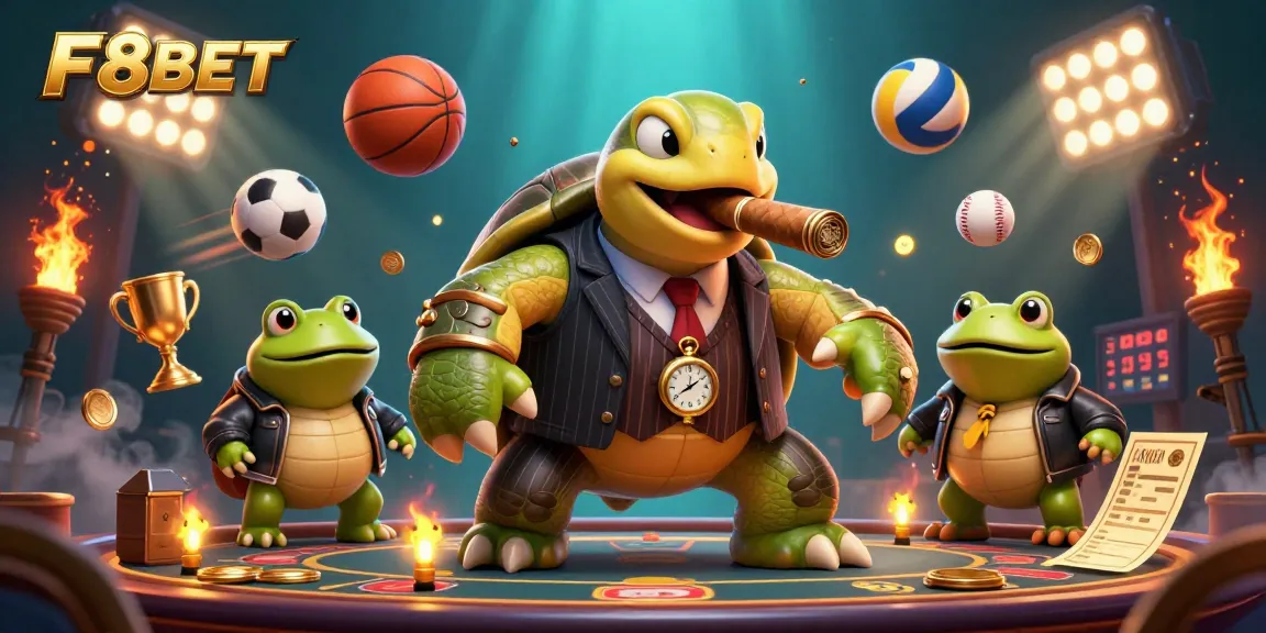 Join F8BET for exhilarating gaming experiences with vibrant 3D characters and dynamic sports elements.