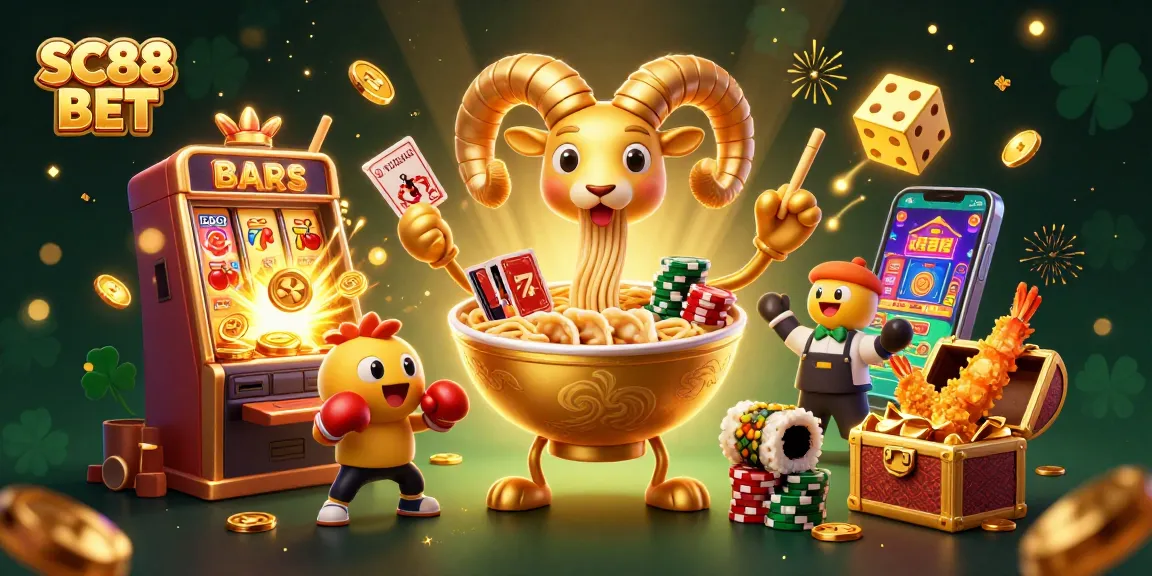 Engage in thrilling gameplay at SC88 BET with vibrant characters celebrating jackpots amidst colorful casino elements.