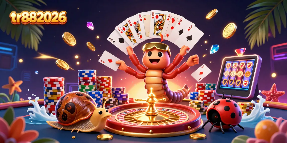 Play thrilling games at tr882026 with a dynamic dealer and high-roller excitement in an engaging casino scene.
