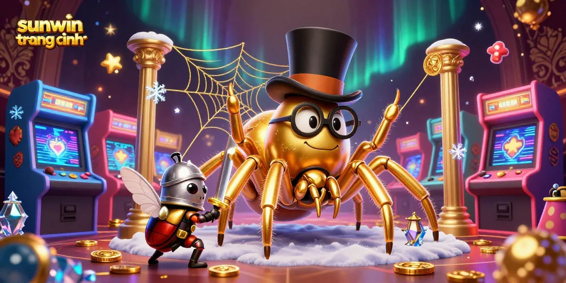 Experience thrilling games at sunwin trang chính with a vibrant 3D gaming scene featuring unique characters.