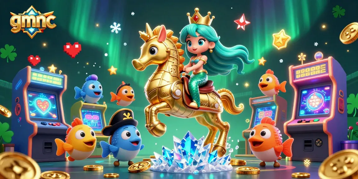 Experience GMNC's vibrant casino world through engaging gameplay with colorful characters!